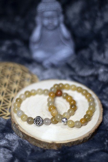 Bracelet agate jaune