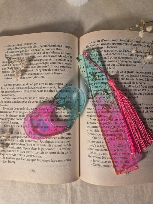 Duo bague de lecture & marque page 