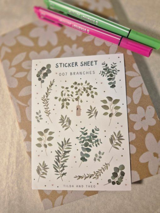 Planche stickers 007- Branches