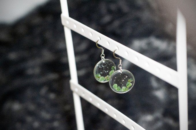 Boucles d'oreilles Aventurine