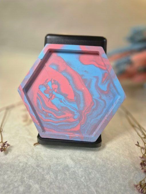 Vide poche/Dessous de verre en jesmonite