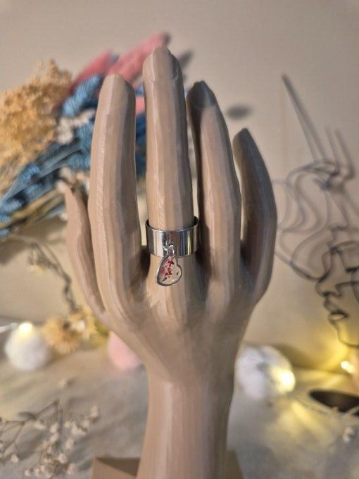 Bague argentée 
