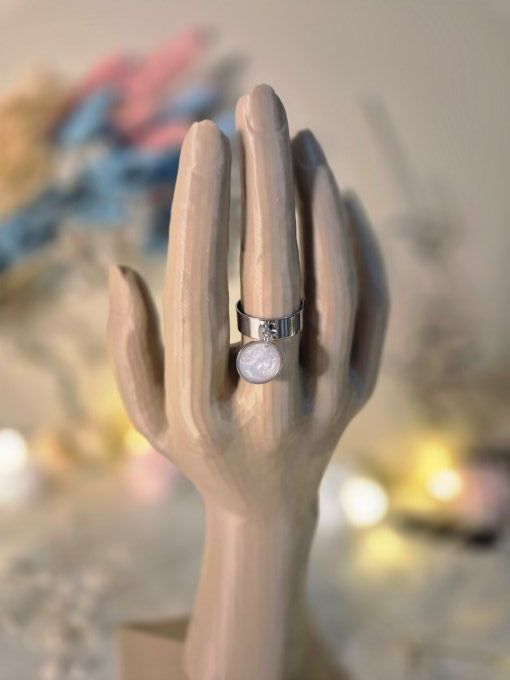 Bague argentée 