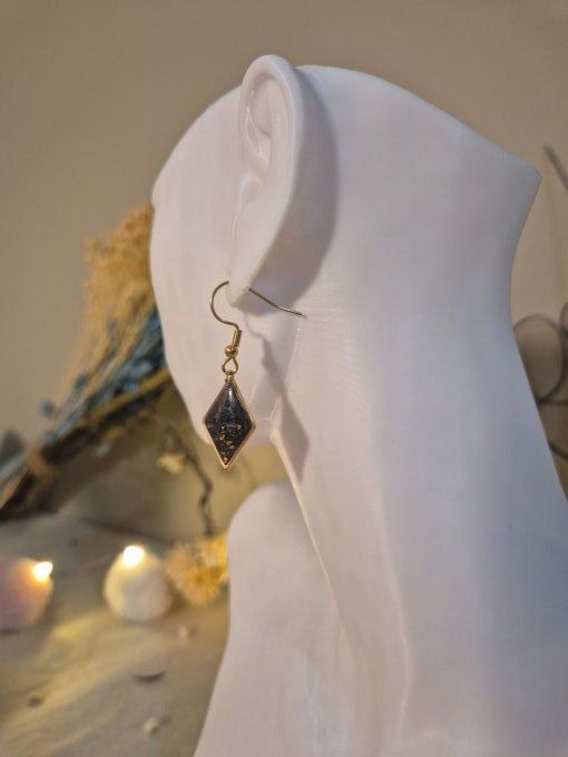 Boucle d'oreilles moyennes dorée
