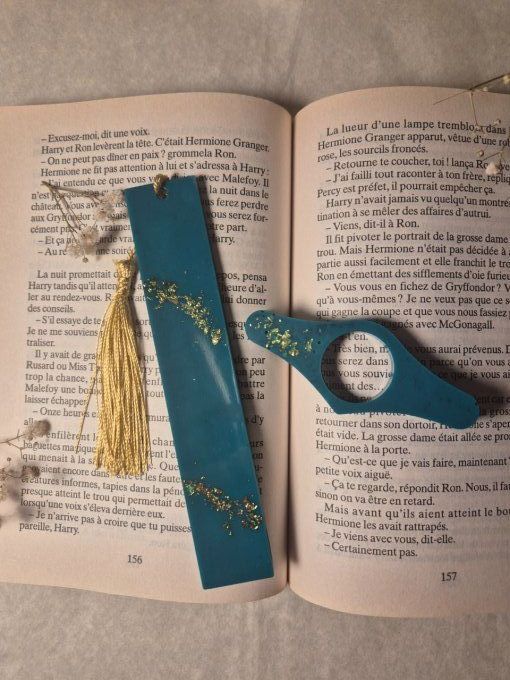 Duo bague de lecture & marque page 